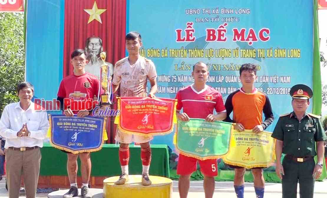 Ban CHQS Phú Thịnh vô địch giải bóng đá LLVT thị xã Bình Long lần thứ XI Ban CHQS Phú Thịnh vô địch giải bóng đá LLVT thị xã Bình Long lần thứ XI
