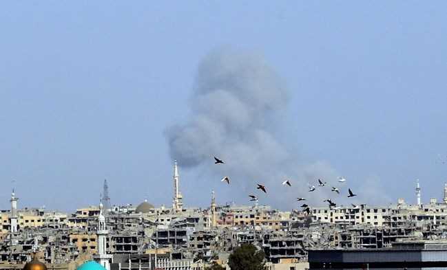 Pháo binh và máy bay yểm trợ, quân đội Syria thắng lớn ở Đông Ghouta Pháo binh và máy bay yểm trợ, quân đội Syria thắng lớn ở Đông Ghouta