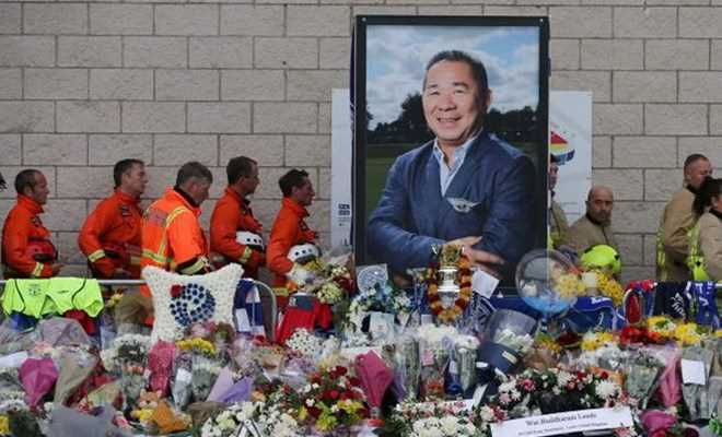CLB Leicester City tiễn biệt Chủ tịch Vichai Srivaddhanaprabha CLB Leicester City tiễn biệt Chủ tịch Vichai Srivaddhanaprabha