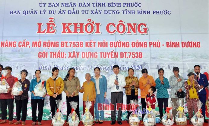 Đầu tư 180 tỷ đồng nâng cấp, mở rộng đường ĐT753B Đầu tư 180 tỷ đồng nâng cấp, mở rộng đường ĐT753B