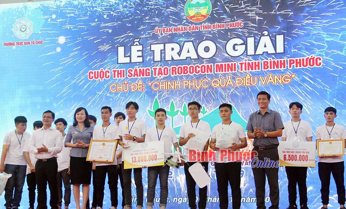 Chung kết và trao giải cuộc thi sáng tạo Robocon mini Bình Phước năm 2019