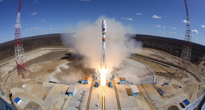 Nga phóng thành công tàu Soyuz từ sân bay vũ trụ mới xây