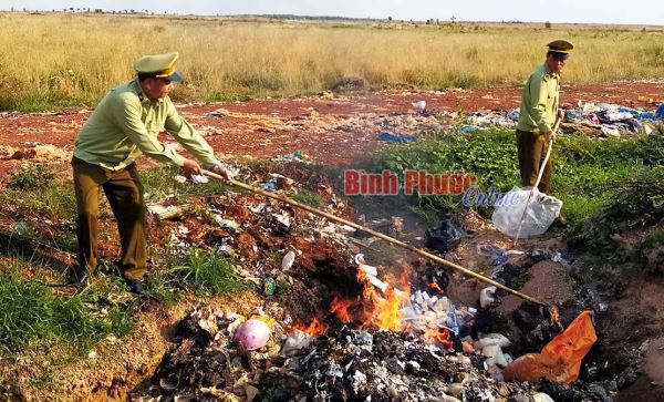 Tiêu hủy hàng hóa không rõ nguồn gốc Tiêu hủy hàng hóa không rõ nguồn gốc