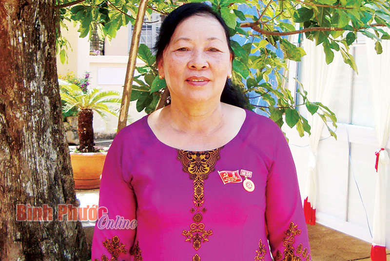 Nữ bí thư khu phố năng động Nữ bí thư khu phố năng động