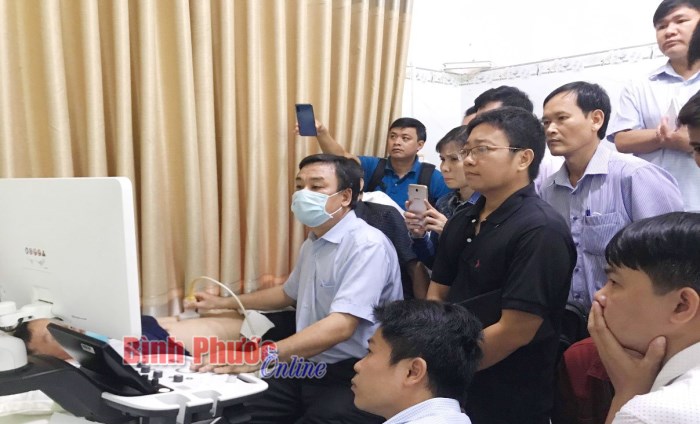 Khai giảng lớp “siêu âm tổng quát” tại Bình Phước Khai giảng lớp “siêu âm tổng quát” tại Bình Phước
