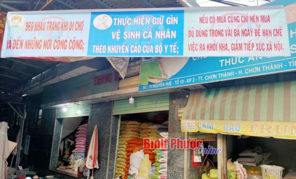 Thị trường hàng hóa, thực phẩm các chợ ở Chơn Thành giữ bình ổn
