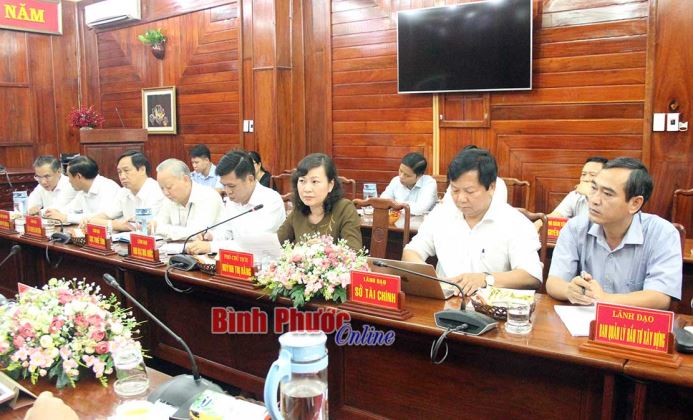 Đoàn kiểm toán nhà nước làm việc tại Bình Phước Đoàn kiểm toán nhà nước làm việc tại Bình Phước