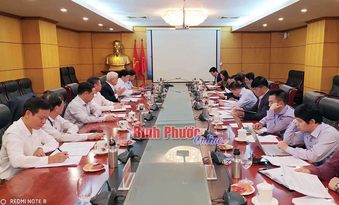 Lãnh đạo tỉnh Bình Phước làm việc với Bộ TN&MT Lãnh đạo tỉnh Bình Phước làm việc với Bộ TN&MT