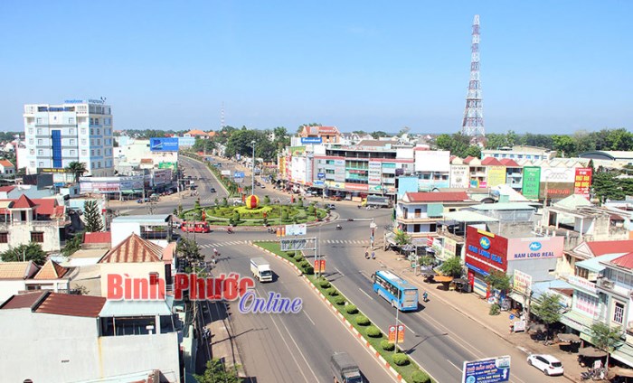 Giá đất ở đô thị Đồng Xoài cao nhất có mức 30 triệu đồng/m2