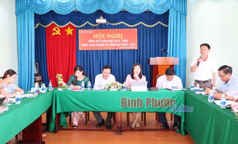 Đồng Xoài triển khai nhiệm vụ năm học mới 2020-2021
