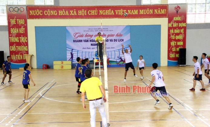 Giao lưu bóng chuyền ngành Văn hóa, Thể thao và Du lịch