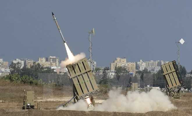 Tên lửa được phóng từ Gaza bắn vào lãnh thổ Israel