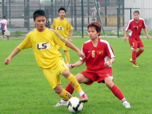 Đội nữ Việt Nam tranh vé dự Olympic London ở Jordan Đội nữ Việt Nam tranh vé dự Olympic London ở Jordan