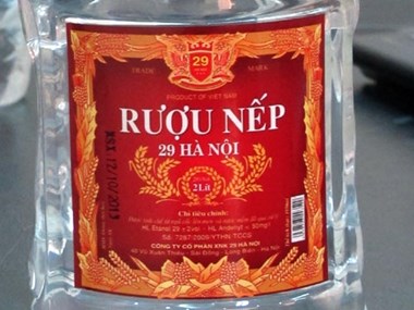 Khẩn cấp thu hồi ba sản phẩm rượu của Công ty 29 Hà Nội