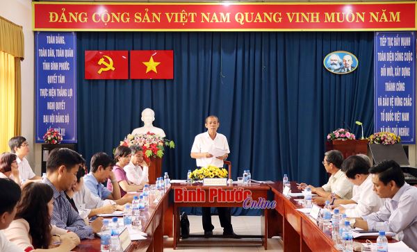 Thường trực HĐND tỉnh làm việc tại Sở Xây dựng Thường trực HĐND tỉnh làm việc tại Sở Xây dựng
