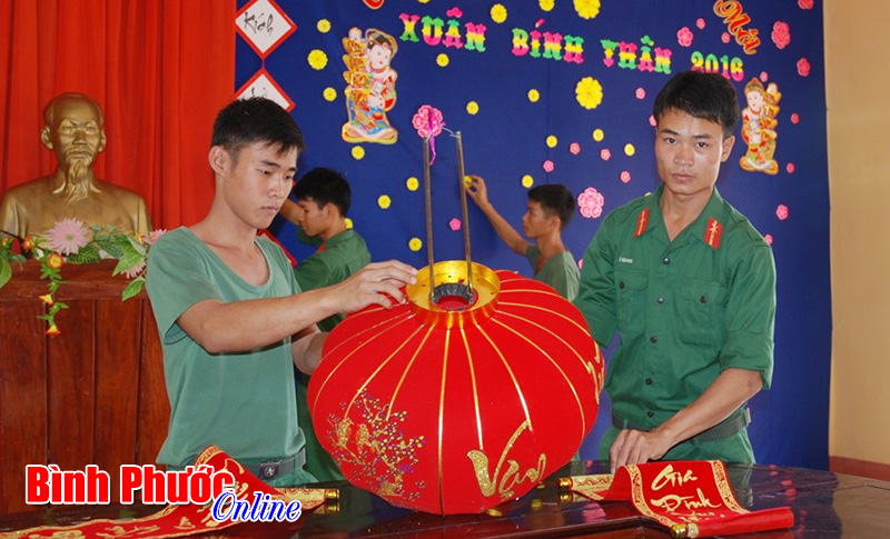 Tết của chiến sĩ trẻ Tết của chiến sĩ trẻ