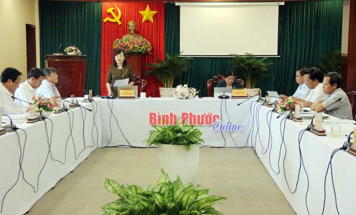 Thông qua dự thảo văn kiện, phương án nhân sự Đảng bộ Công ty cao su Lộc Ninh