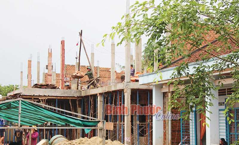 Trường tiểu học Đa Kia C được xây phòng học mới Trường tiểu học Đa Kia C được xây phòng học mới