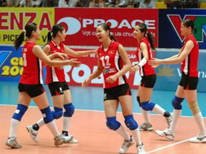 Chiến thắng đầu tiên của bóng chuyền nữ Việt Nam