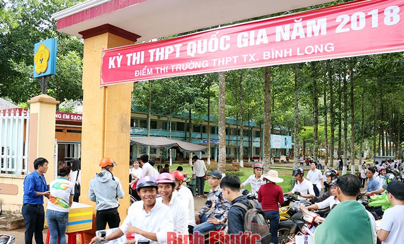 Hình ảnh đẹp trong kỳ thi THPT quốc gia 2018 Hình ảnh đẹp trong kỳ thi THPT quốc gia 2018