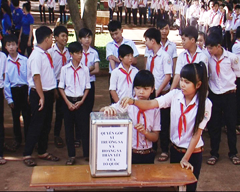 Trường THCS Thống Nhất tuyên truyền về chủ quyền biển đảo Trường THCS Thống Nhất tuyên truyền về chủ quyền biển đảo
