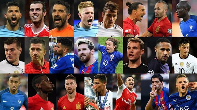 FIFA công bố danh sách đề cử Cầu thủ xuất sắc nhất thế giới FIFA công bố danh sách đề cử Cầu thủ xuất sắc nhất thế giới