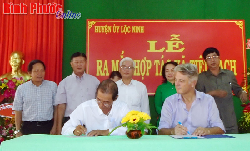 2 HTX ra mắt và ký hợp đồng tiêu thụ hồ tiêu sạch 2 HTX ra mắt và ký hợp đồng tiêu thụ hồ tiêu sạch
