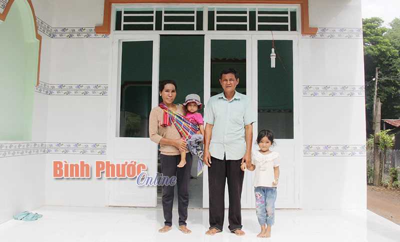 Gia đình ông Lâm Tôn có nhà mới