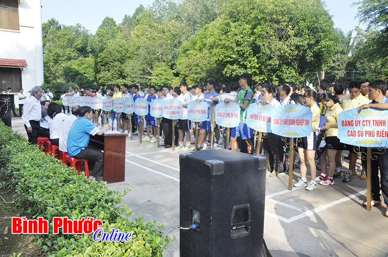 Giải bóng chuyền, cầu lông ngành Tổ chức xây dựng Đảng Bình Phước