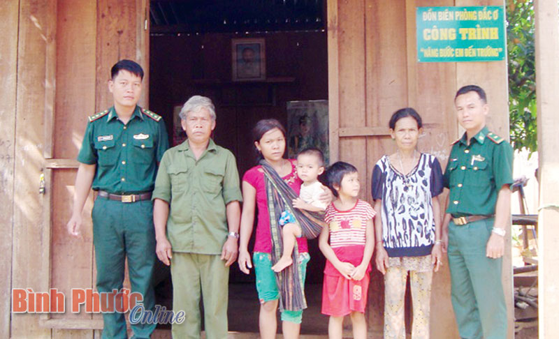 Đồn biên phòng Đắk Ơ chăm lo đời sống nhân dân vùng biên Đồn biên phòng Đắk Ơ chăm lo đời sống nhân dân vùng biên