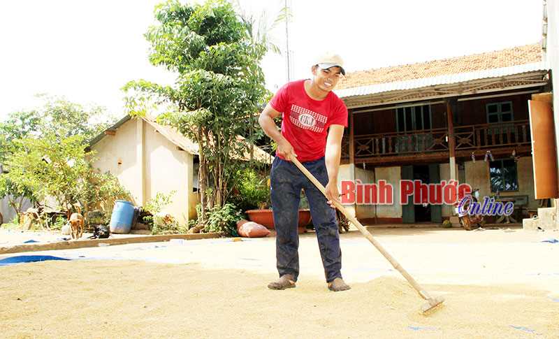 Anh Điểu Ble bám đất làm giàu Anh Điểu Ble bám đất làm giàu