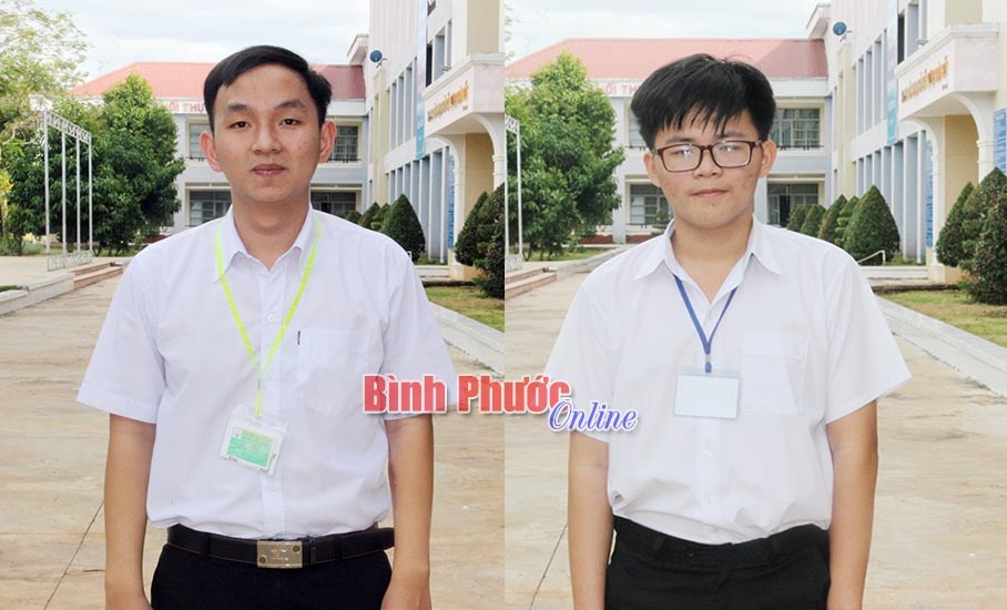 Hai học sinh tiêu biểu của Trường THPT chuyên Bình Long Hai học sinh tiêu biểu của Trường THPT chuyên Bình Long