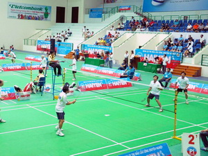 Khai mạc Giải cầu lông Câu lạc bộ phía Bắc 2011 Khai mạc Giải cầu lông Câu lạc bộ phía Bắc 2011