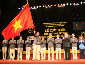 Đoàn thể thao VN xuất quân tham dự SEA Games 26