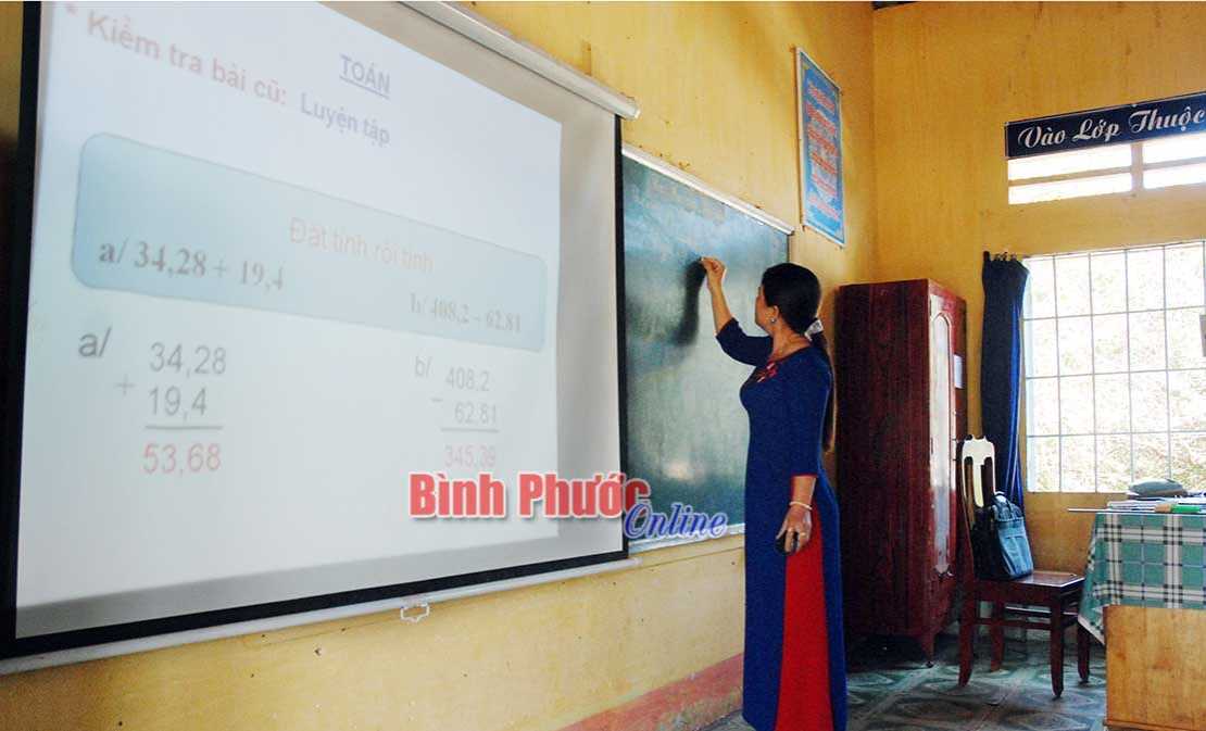 99,8% giáo viên tiểu học đạt chuẩn nghề nghiệp