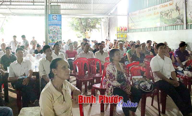 Hơn 100 nông dân Bù Nho được chuyển giao kỹ thuật