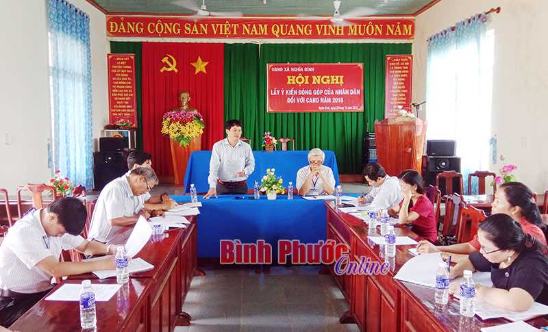 HĐND huyện Bù Đăng giám sát tại xã Nghĩa Bình HĐND huyện Bù Đăng giám sát tại xã Nghĩa Bình
