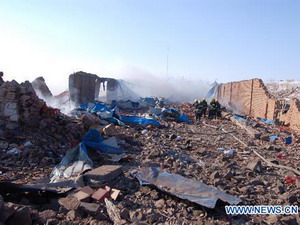 Nổ xưởng pháo hoa tại Trung Quốc, 4 người chết Nổ xưởng pháo hoa tại Trung Quốc, 4 người chết
