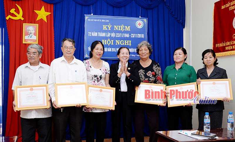 Hội Chữ thập đỏ Bình Long làm tốt hoạt động nhân đạo Hội Chữ thập đỏ Bình Long làm tốt hoạt động nhân đạo