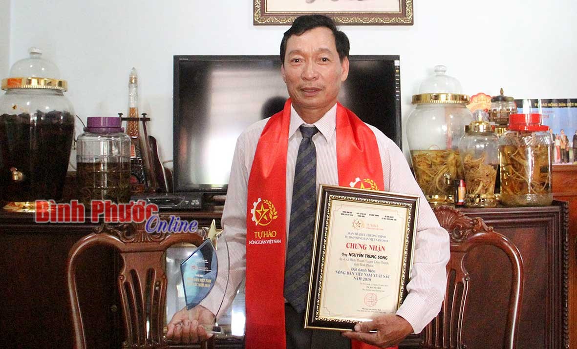 Nhà nông Nguyễn Trung Song tỏa sáng Nhà nông Nguyễn Trung Song tỏa sáng