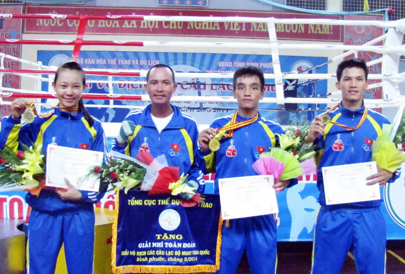 Bình Phước về nhì giải vô địch các câu lạc bộ Muay