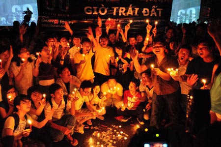 Tắt điện hưởng ứng Giờ Trái đất Tắt điện hưởng ứng Giờ Trái đất