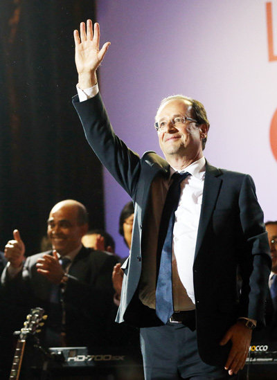 Ông Francois Hollande đắc cử Tổng thống Pháp Ông Francois Hollande đắc cử Tổng thống Pháp