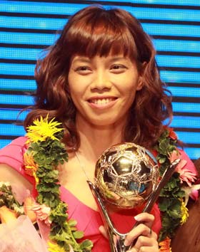 “Quả bóng Vàng nữ 2011”: Vinh danh Kiều Trinh