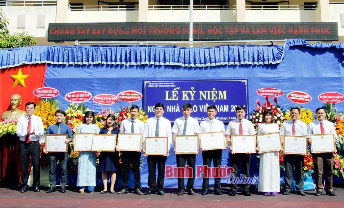 Chúc mừng Ngày nhà giáo Việt Nam