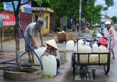 6 huyện, thị xã thiếu nước sinh hoạt 6 huyện, thị xã thiếu nước sinh hoạt