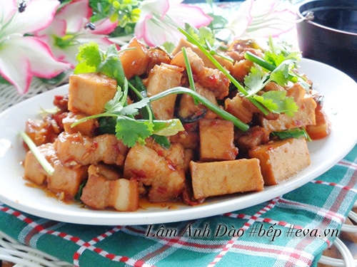 Thịt xào đậu phụ cay kiểu này mới ngon Thịt xào đậu phụ cay kiểu này mới ngon
