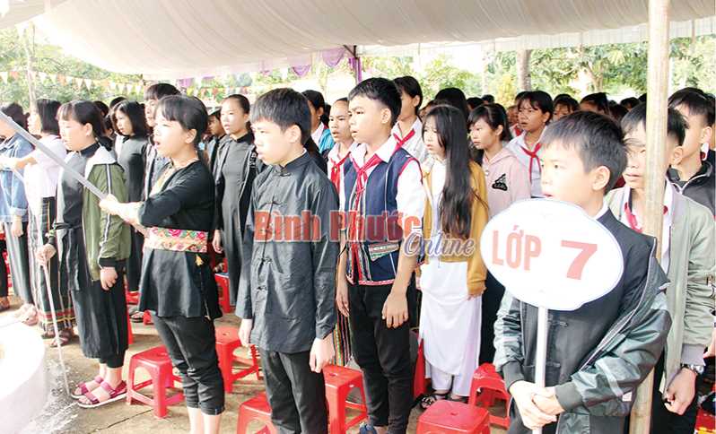 Trường dân tộc nội trú Bù Gia Mập có đủ 2 cấp học