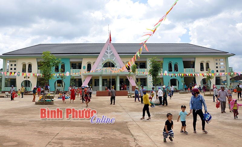 Bù Đăng nỗ lực đầu tư cơ sở vật chất trường, lớp