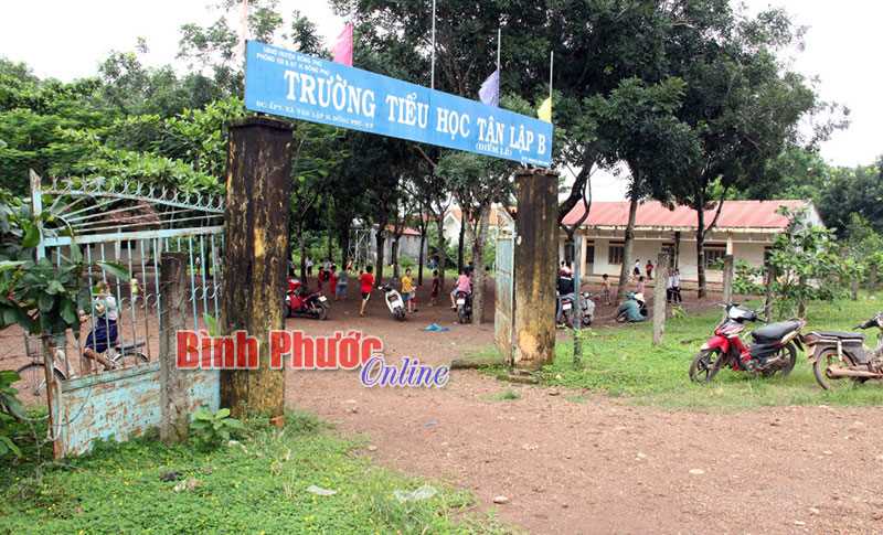 Tạm thời chưa xóa điểm lẻ ấp 7, Trường tiểu học Tân Lập B Tạm thời chưa xóa điểm lẻ ấp 7, Trường tiểu học Tân Lập B